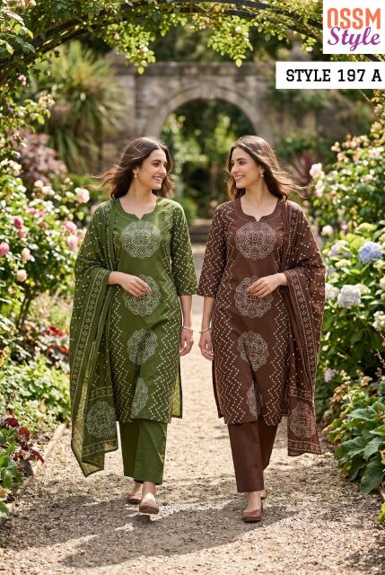 Ossm style 197A printed wholesale kurtis